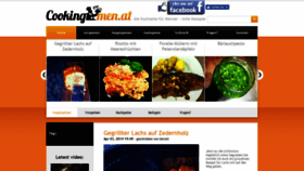 What Cookingmen.at website looked like in 2020 (3 years ago)