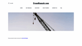 What Cranemanuals.com website looked like in 2020 (3 years ago)