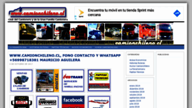 What Camionchileno.cl website looked like in 2020 (5 years ago)