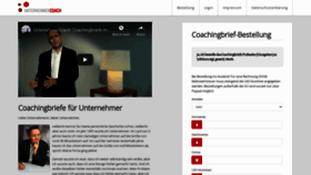 What Coachingbriefe-fuer-unternehmer.com website looked like in 2020 (3 years ago)
