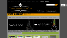 What Chandelierparts.com website looked like in 2020 (3 years ago)