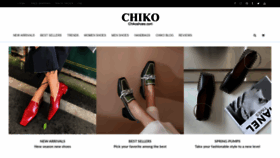 What Chikoshoes.com website looked like in 2020 (3 years ago)