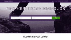 What Careermine.com website looked like in 2020 (3 years ago)