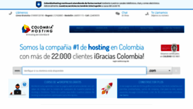 What Colombiahosting.com.co website looked like in 2020 (3 years ago)