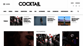 What Cocktail.pe website looked like in 2020 (3 years ago)
