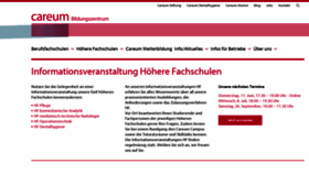 What Careum-bildungszentrum.ch website looked like in 2020 (3 years ago)