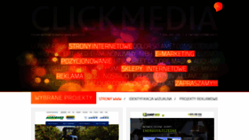 What Clickmedia.pl website looked like in 2020 (3 years ago)