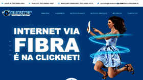 What Clicknetrs.com.br website looked like in 2020 (3 years ago)