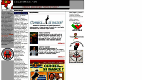 What Cabarettisti.net website looked like in 2020 (3 years ago)