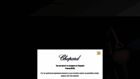 What Chopard.fr website looked like in 2020 (3 years ago)