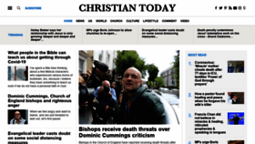 What Christiantoday.com website looked like in 2020 (3 years ago)