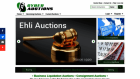 What Cyberauctions.com website looked like in 2020 (3 years ago)