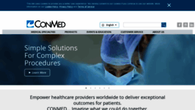 What Conmed.com website looked like in 2020 (3 years ago)