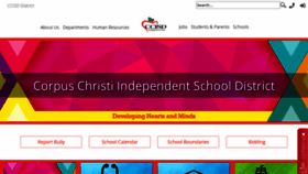 What Ccisd.us website looked like in 2020 (3 years ago)