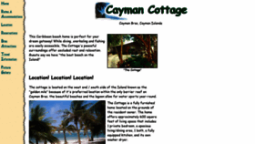 What Caymancottage.com website looked like in 2020 (3 years ago)