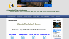 What Chiangmairiversidecondo.com website looked like in 2020 (3 years ago)