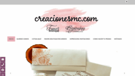 What Creacionesmc.com website looked like in 2020 (3 years ago)