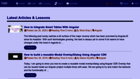 What Codinglatte.com website looked like in 2020 (3 years ago)