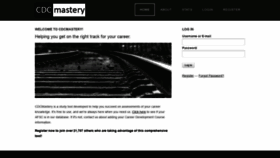 What Cdcmastery.com website looked like in 2020 (3 years ago)
