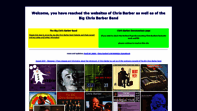 What Chrisbarber.net website looked like in 2020 (3 years ago)