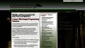 What Crookedbush.com website looked like in 2020 (3 years ago)