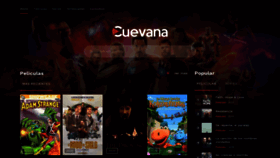 What Cuevana.nu website looked like in 2020 (3 years ago)
