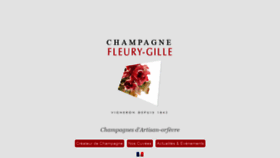 What Champagne-fleury-gille.fr website looked like in 2020 (3 years ago)