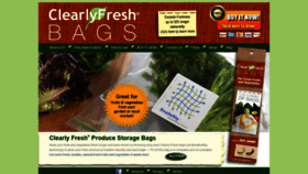 What Clearlyfreshbags.com website looked like in 2020 (3 years ago)