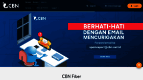 What Cbn.net.id website looked like in 2020 (5 years ago)