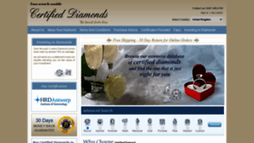 What Certifieddiamond.biz website looked like in 2020 (3 years ago)
