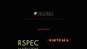 What Cheatrags.com website looked like in 2020 (3 years ago)