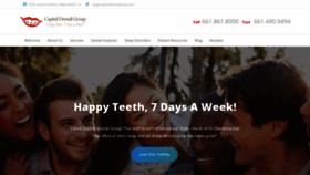 What Capitaldentalgroup.com website looked like in 2020 (3 years ago)