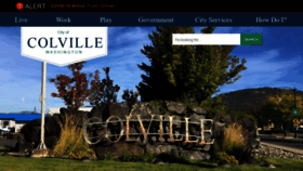 What Colville.wa.us website looked like in 2020 (3 years ago)