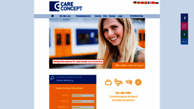 What Care-concept.de website looked like in 2020 (3 years ago)