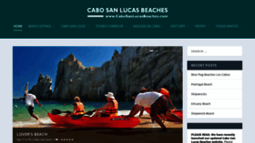 What Cabosanlucasbeaches.com website looked like in 2020 (3 years ago)