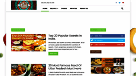 What Crazymasalafood.com website looked like in 2020 (3 years ago)