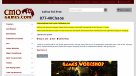 What Cmogames.com website looked like in 2020 (3 years ago)