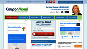 What Couponmom.com website looked like in 2020 (3 years ago)