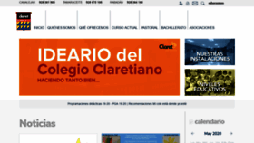What Claretlaspalmas.es website looked like in 2020 (3 years ago)