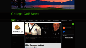 What Collegegolf.co.uk website looked like in 2020 (3 years ago)