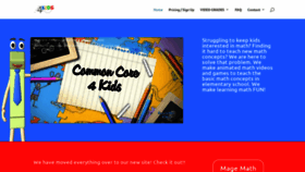 What Commoncore4kids.com website looked like in 2020 (3 years ago)