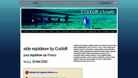 What Craxor.fr website looked like in 2020 (3 years ago)