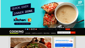 What Cookingchanneltv.com website looked like in 2020 (3 years ago)