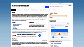 What Crosswordheaven.net website looked like in 2020 (3 years ago)