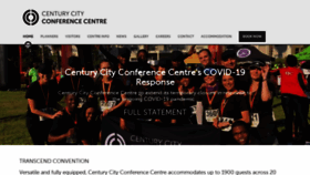 What Centurycityconferencecentre.co.za website looked like in 2020 (3 years ago)