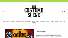 What Costumescene.com website looked like in 2020 (3 years ago)