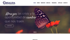 What Centrocrisalida.cl website looked like in 2020 (3 years ago)