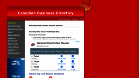 What Canadianbusinessdirectory.ca website looked like in 2020 (3 years ago)