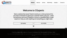 What Cgxperts.com website looked like in 2020 (3 years ago)
