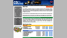 What Cdlstudy.com website looked like in 2020 (3 years ago)